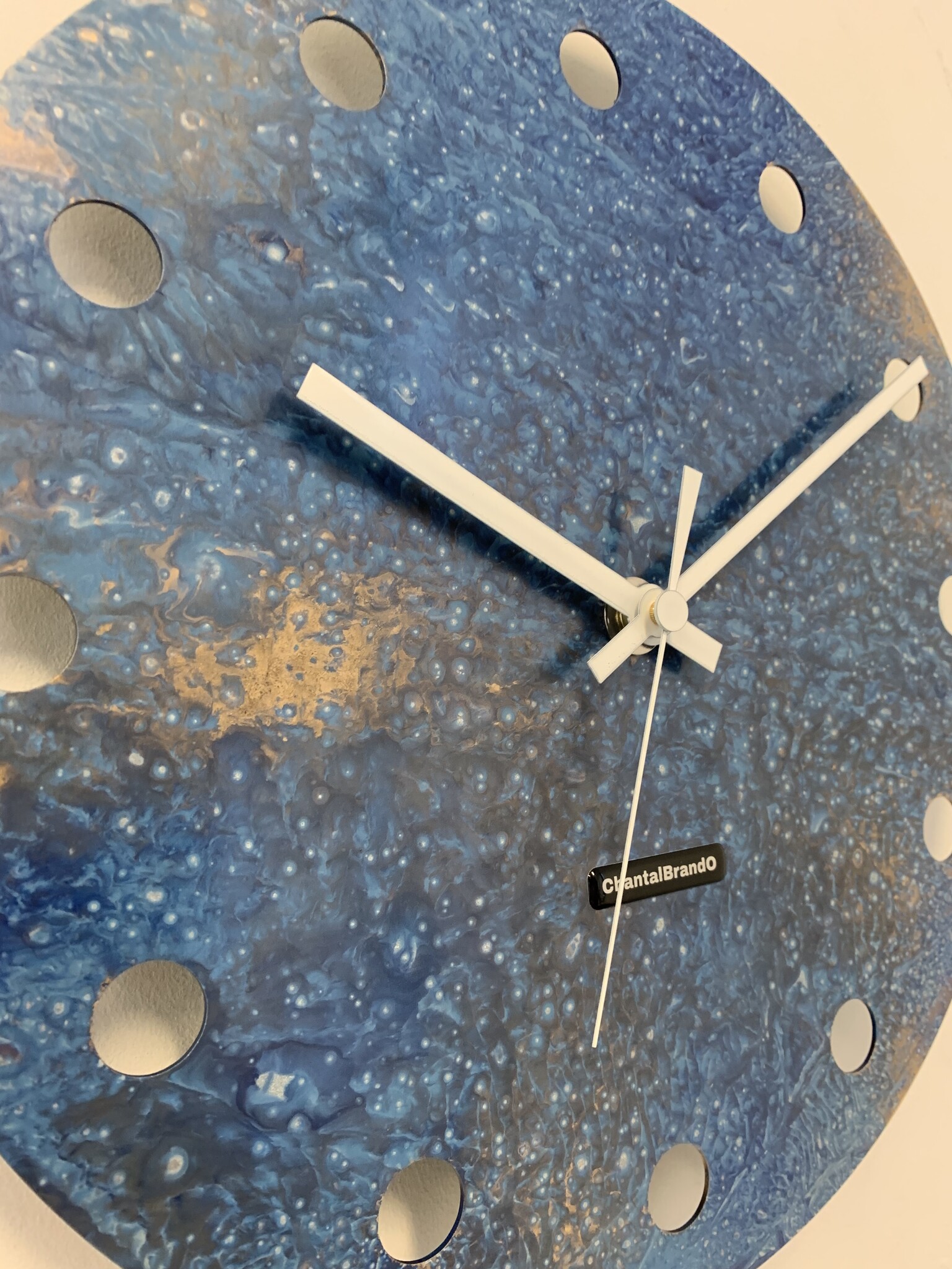 MOSACLOCK BLUE LABEL Wandklok Modern Industrieel Design