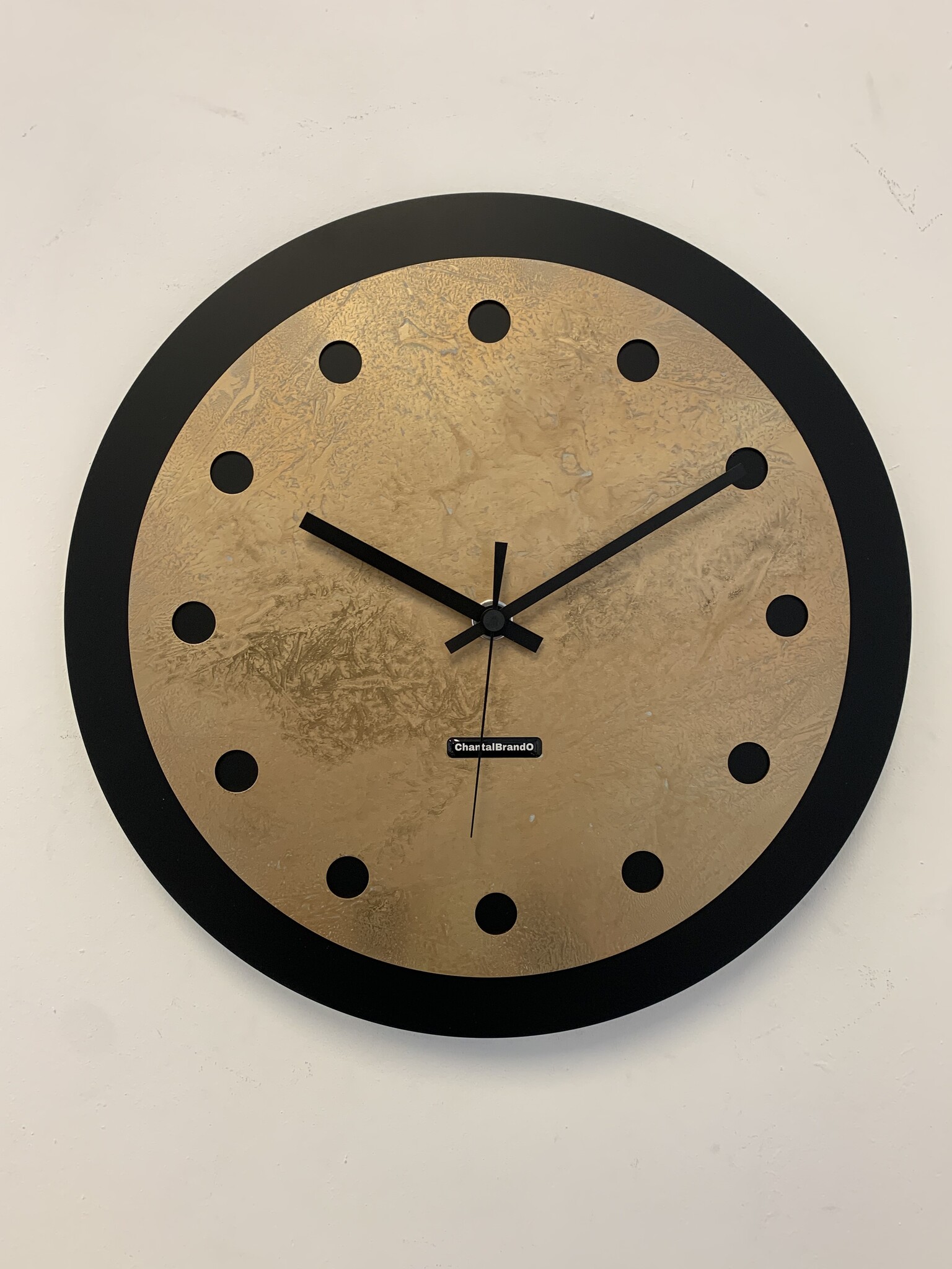 MOSACLOCK GOLD LABEL Wandklok Modern Industrieel Design