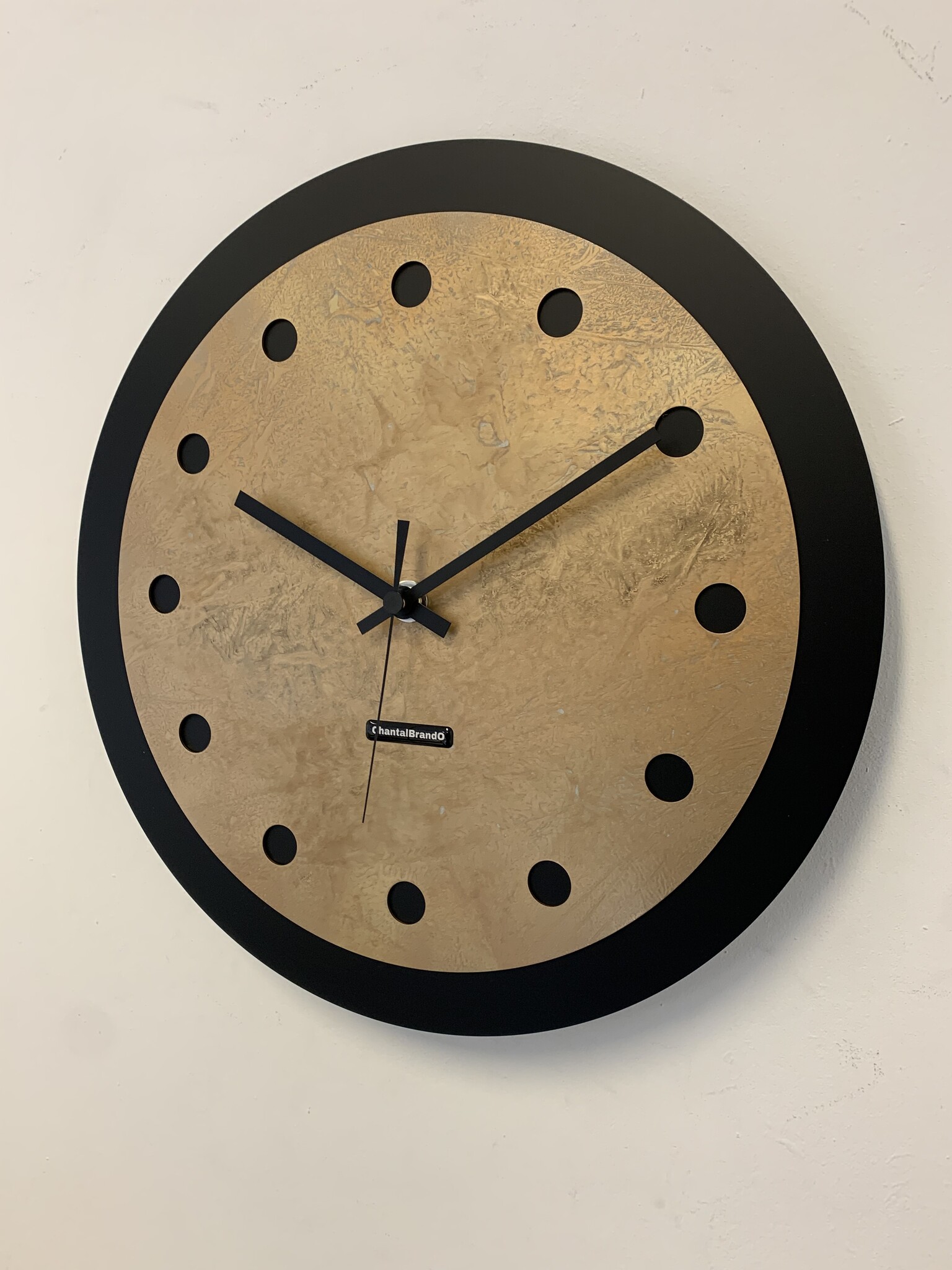 MOSACLOCK GOLD LABEL Wandklok Modern Industrieel Design