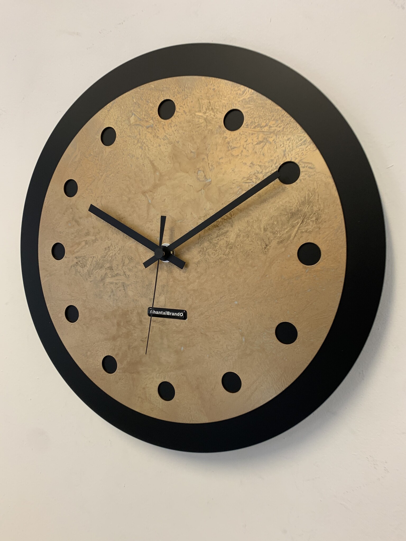 MOSACLOCK GOLD LABEL Wandklok Modern Industrieel Design