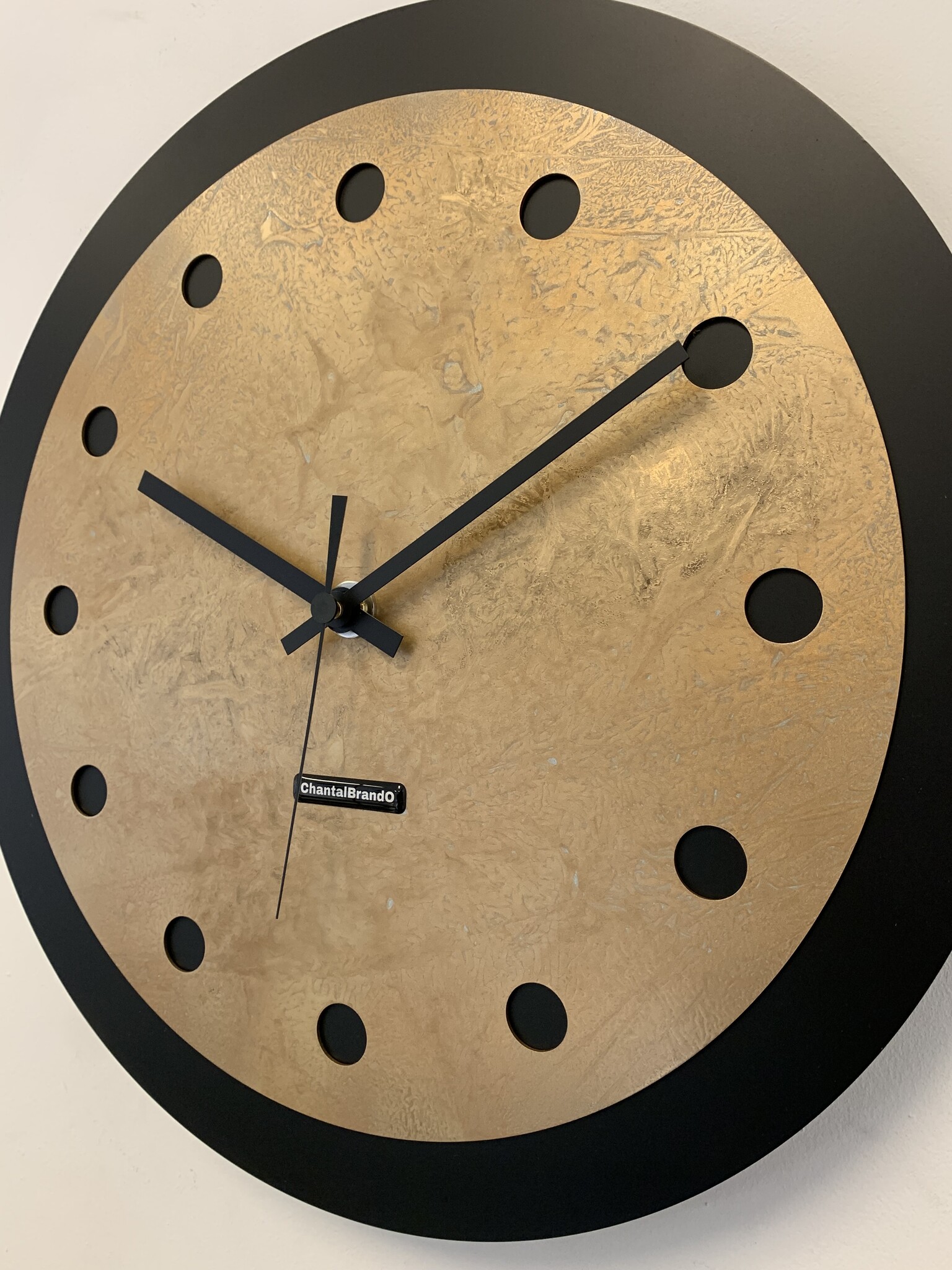 MOSACLOCK GOLD LABEL Wandklok Modern Industrieel Design