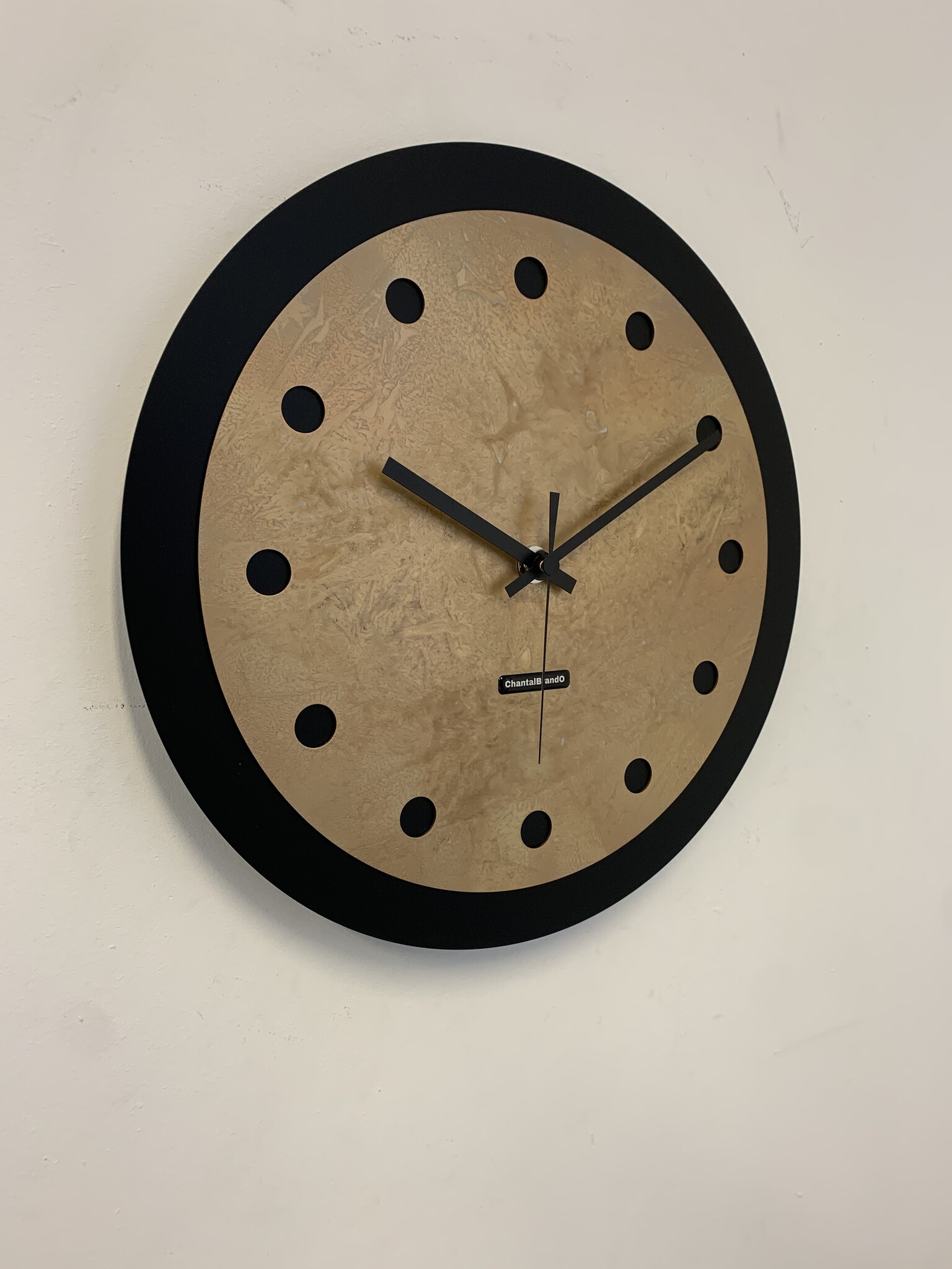 MOSACLOCK GOLD LABEL Wandklok Modern Industrieel Design