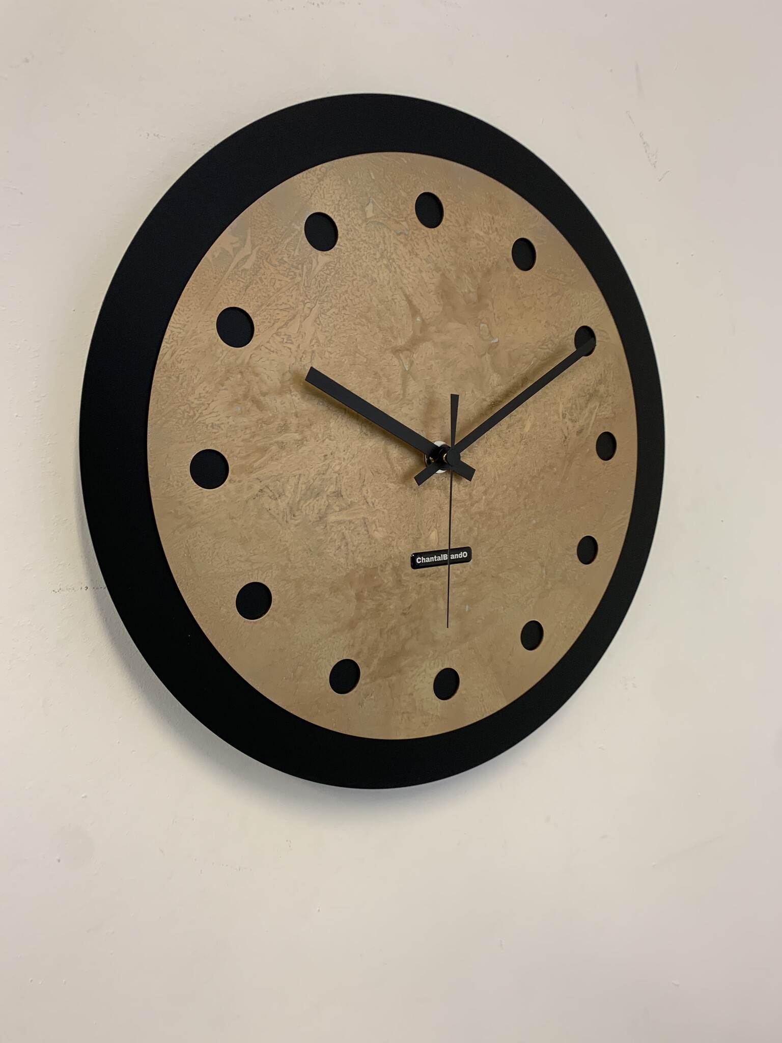 MOSACLOCK GOLD LABEL Wandklok Modern Industrieel Design