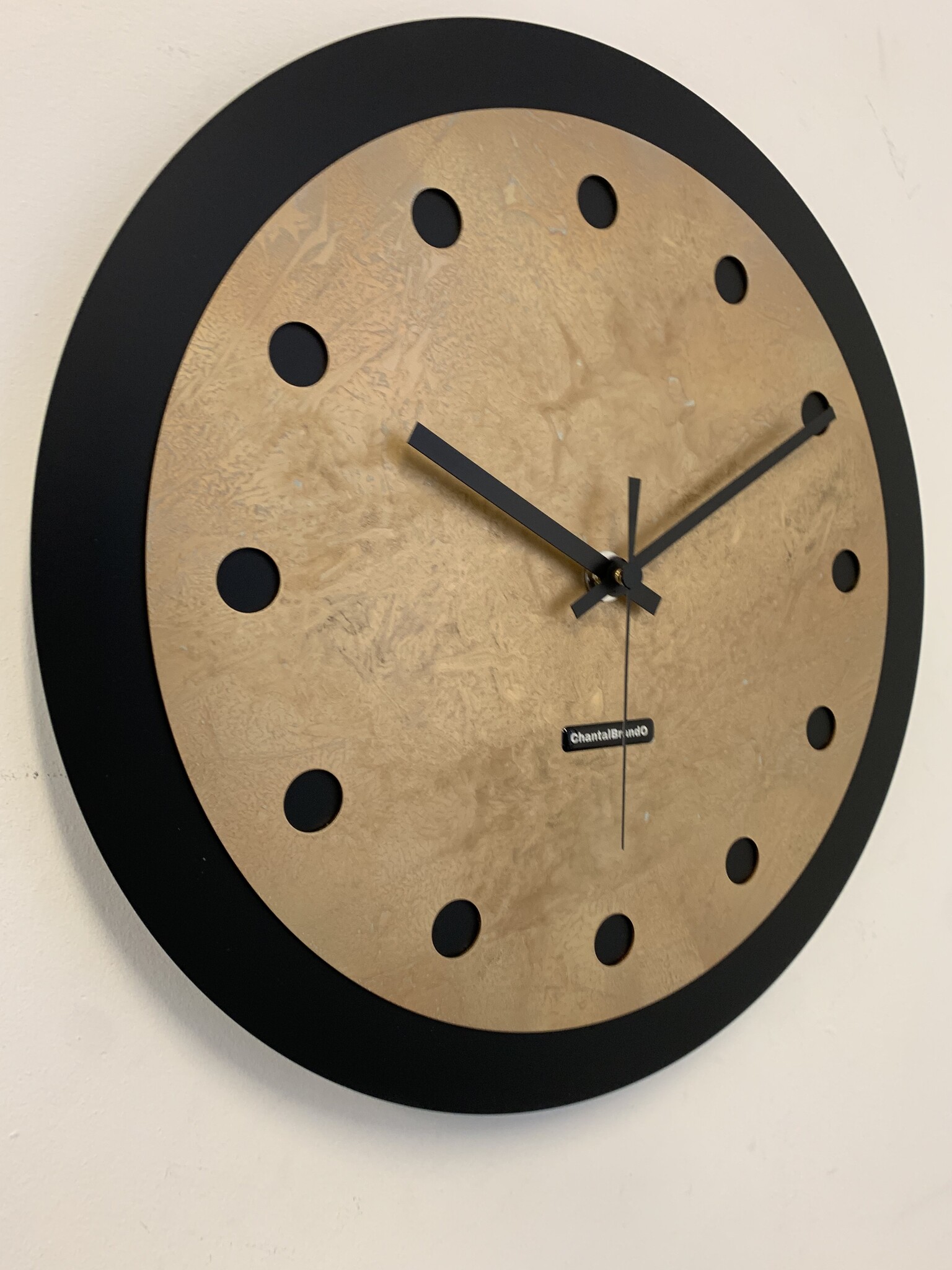 MOSACLOCK GOLD LABEL Wandklok Modern Industrieel Design