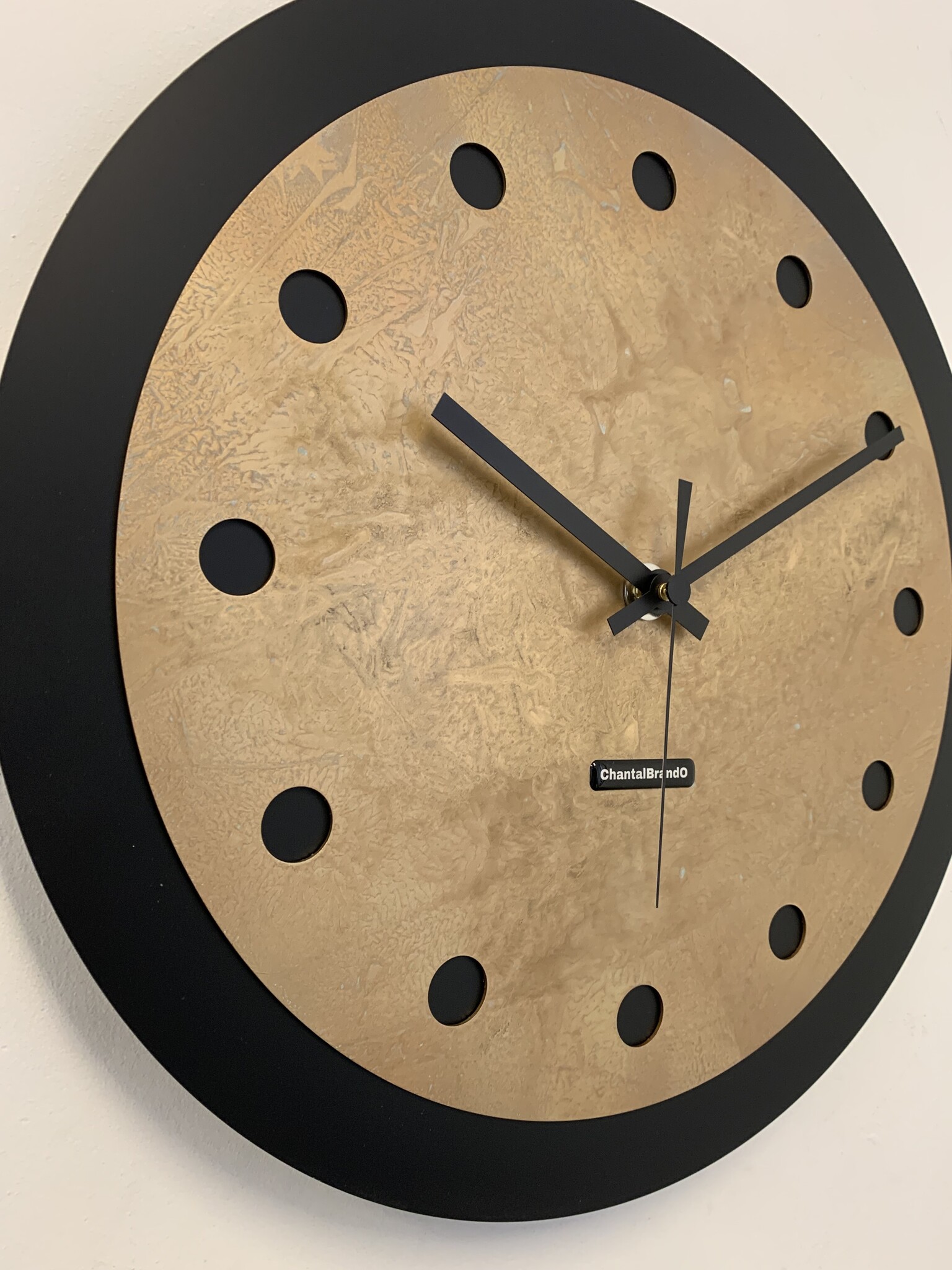 MOSACLOCK GOLD LABEL Wandklok Modern Industrieel Design