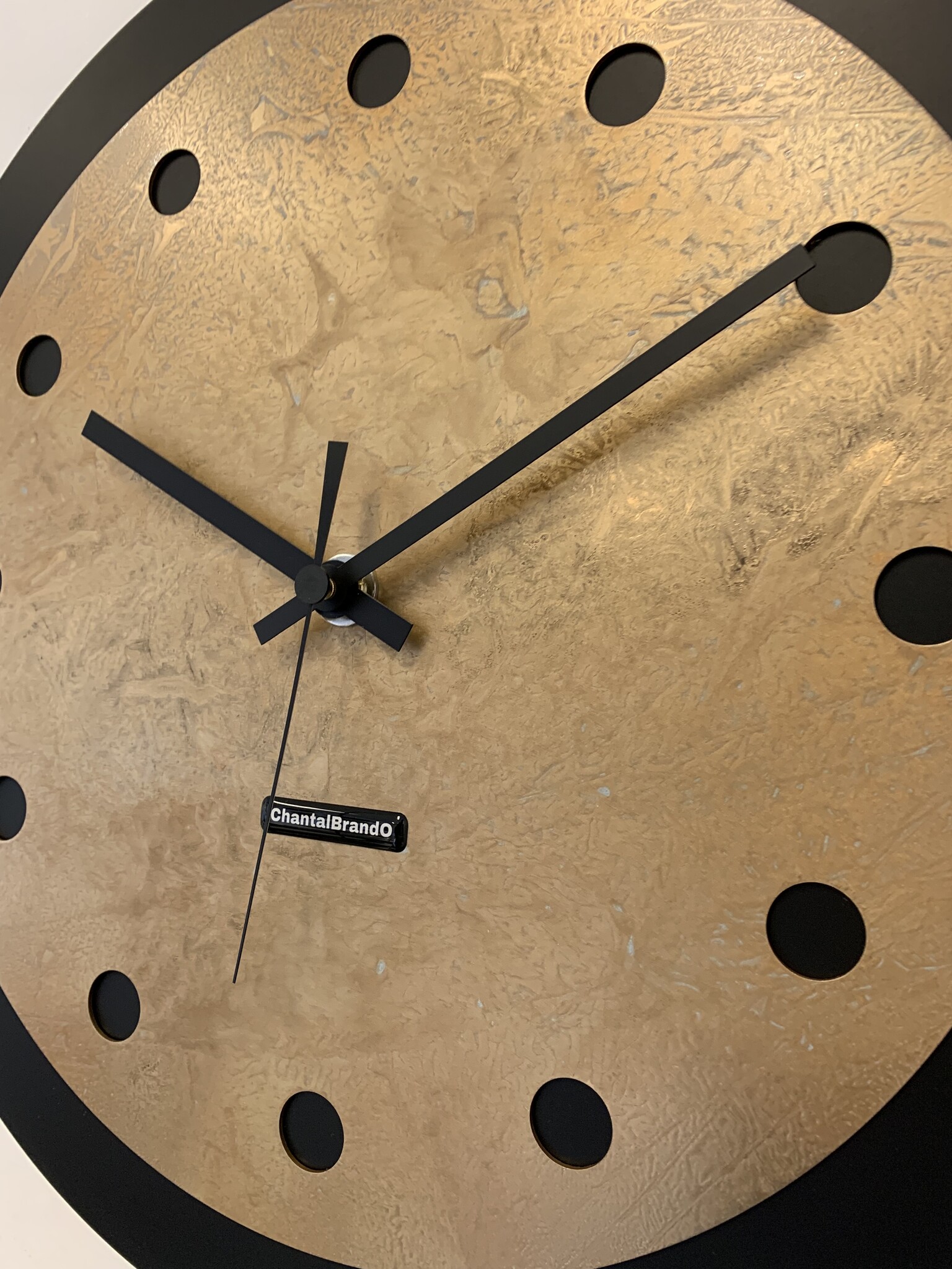 MOSACLOCK GOLD LABEL Wandklok Modern Industrieel Design