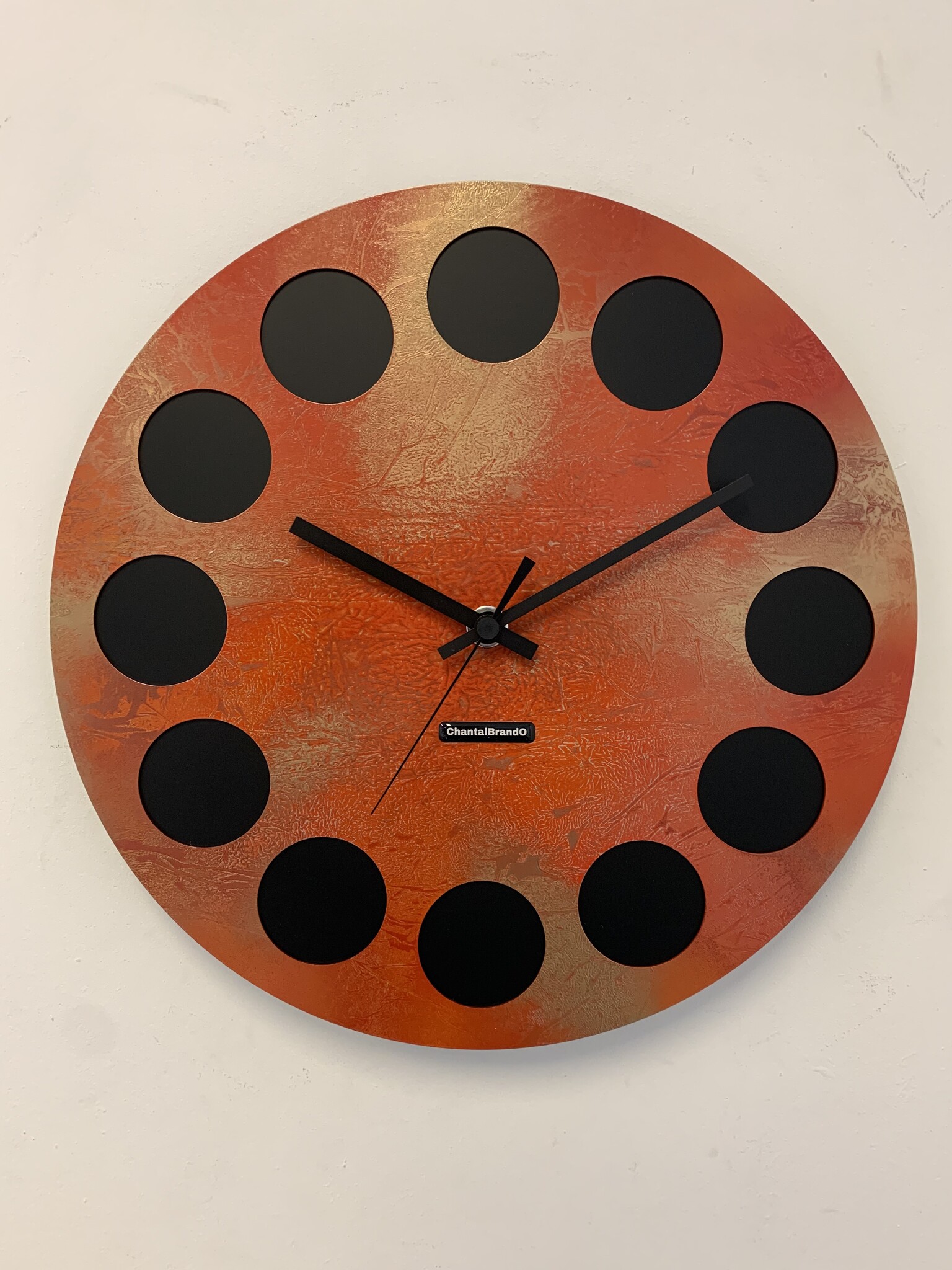 MOSACLOCK RED LABEL Wandklok Modern Industrieel Design