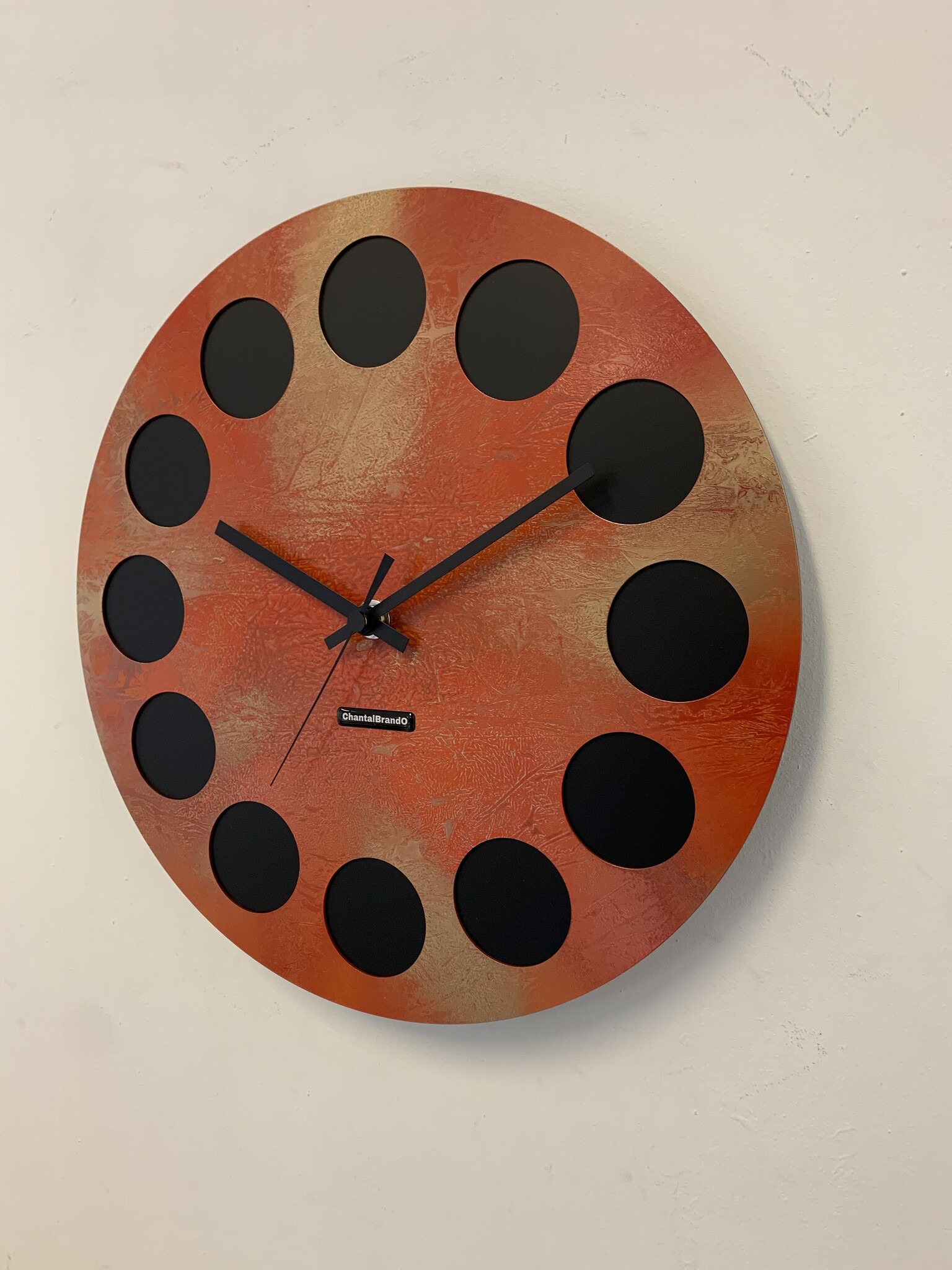 MOSACLOCK RED LABEL Wandklok Modern Industrieel Design