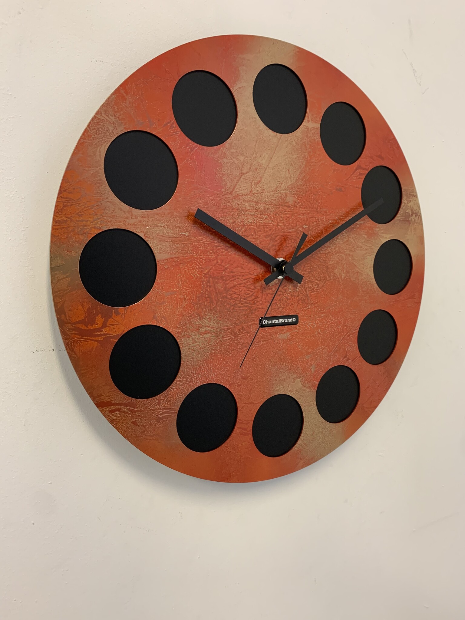 MOSACLOCK RED LABEL Wandklok Modern Industrieel Design