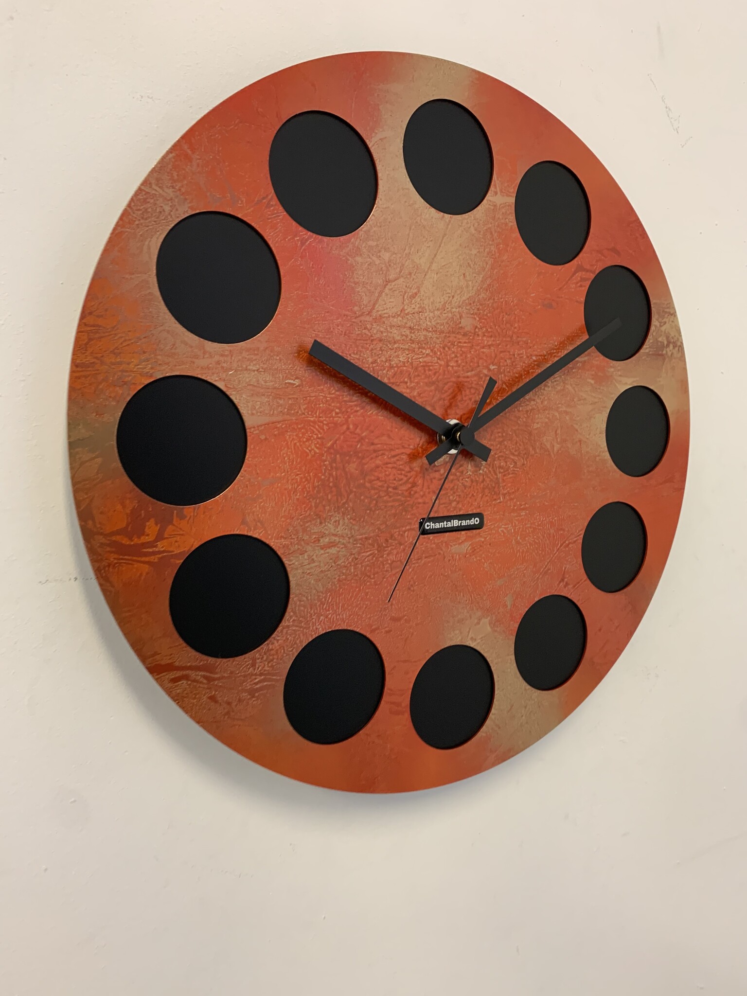 MOSACLOCK RED LABEL Wandklok Modern Industrieel Design