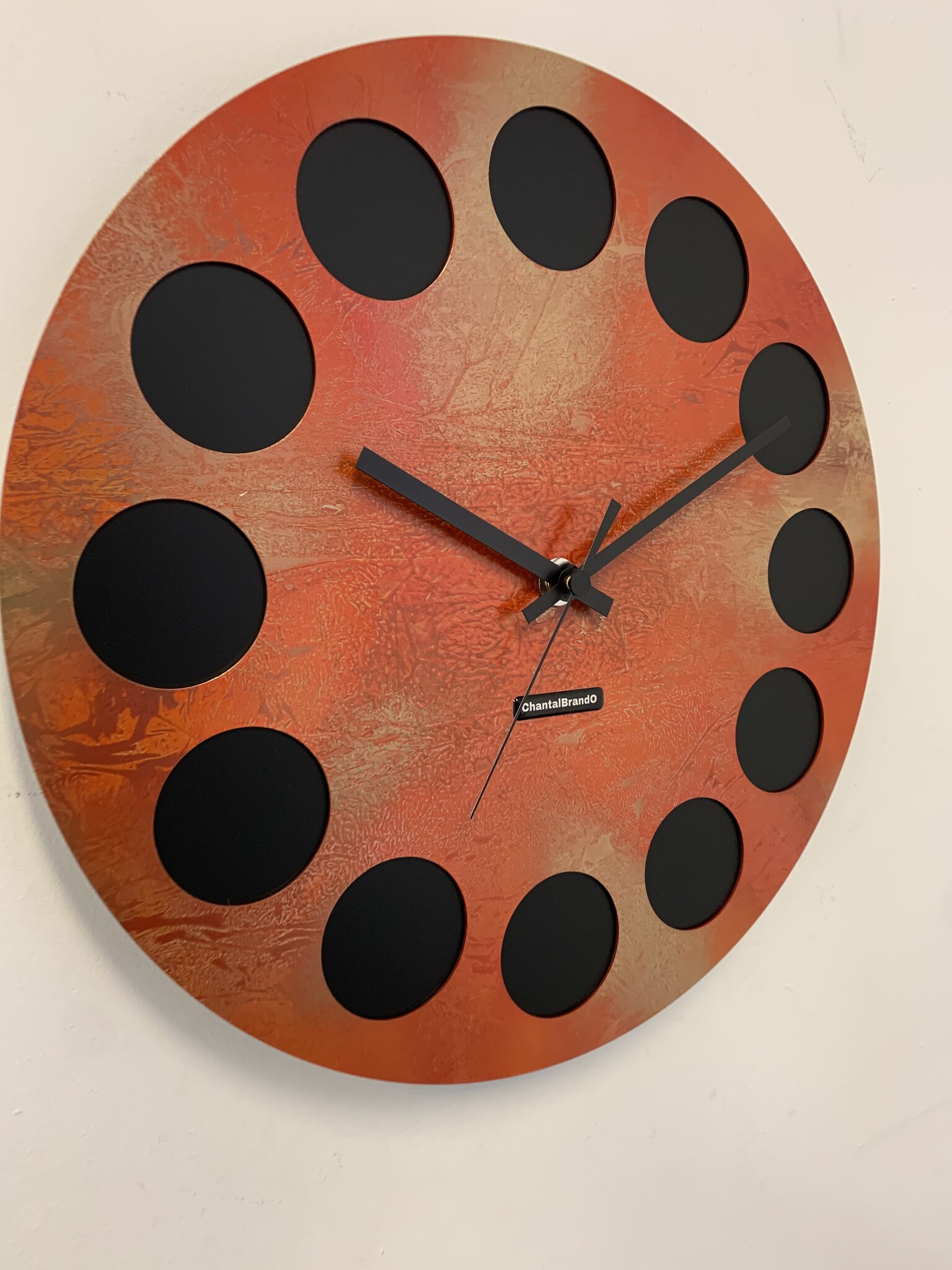 MOSACLOCK RED LABEL Wandklok Modern Industrieel Design