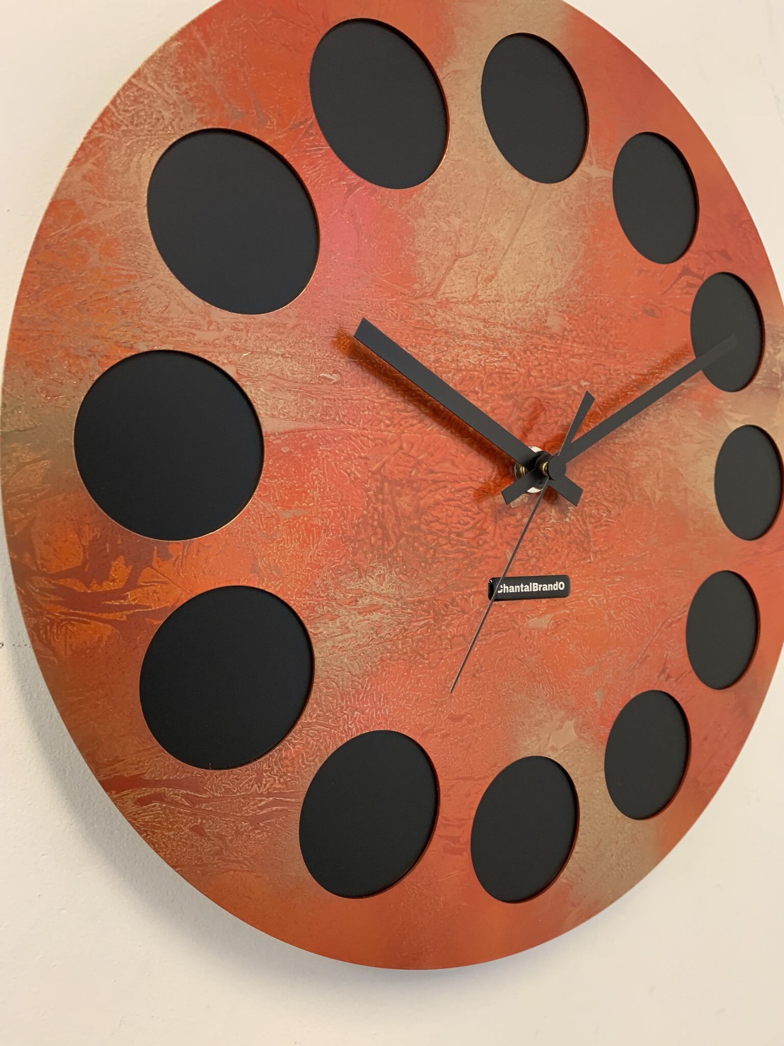 MOSACLOCK RED LABEL Wandklok Modern Industrieel Design