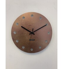 MOSACLOCK COPPER LABEL Wandklok Modern Industrieel Design