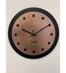 MOSACLOCK COPPER LABEL Wandklok Modern Industrieel Design