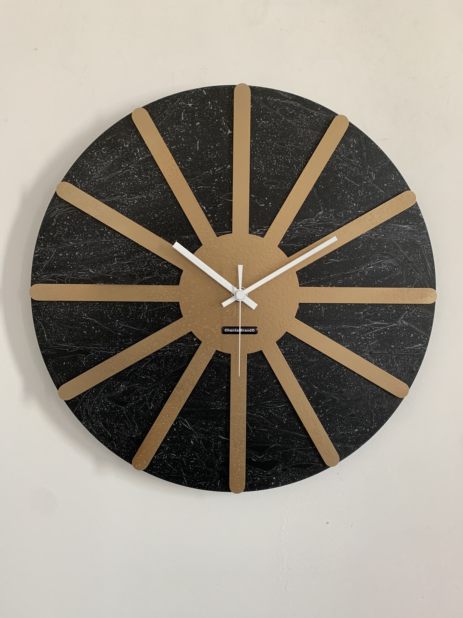 MOSA CLOCK Wandklok GOLDEN STAR XL Modern Industrieel Design