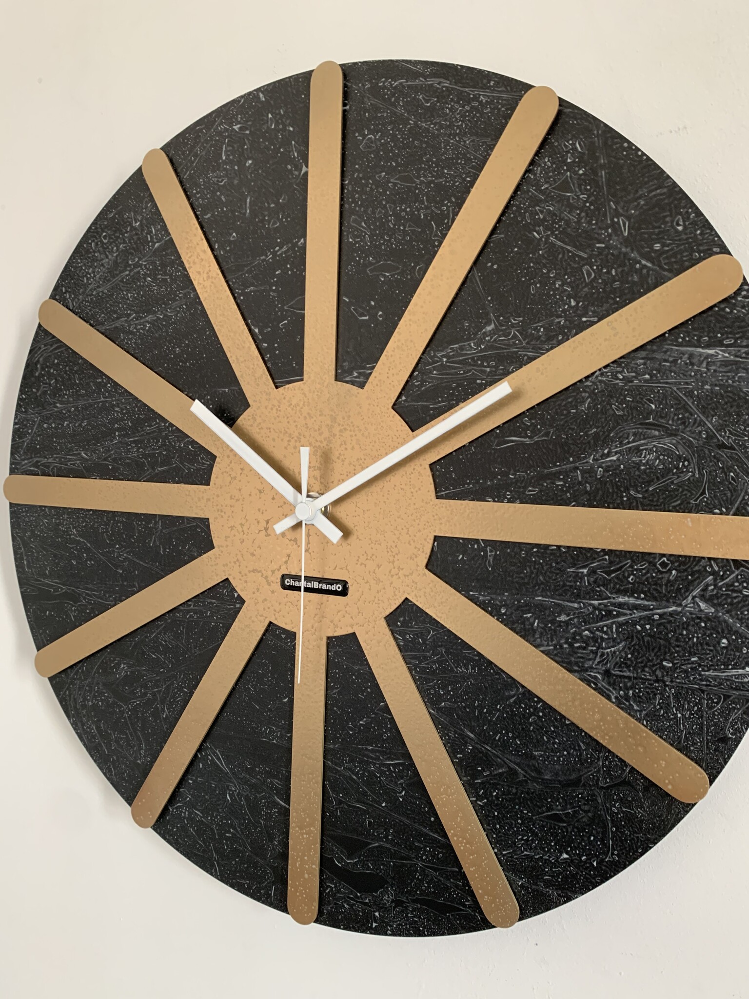 MOSA CLOCK Wandklok GOLDEN STAR XL Modern Industrieel Design