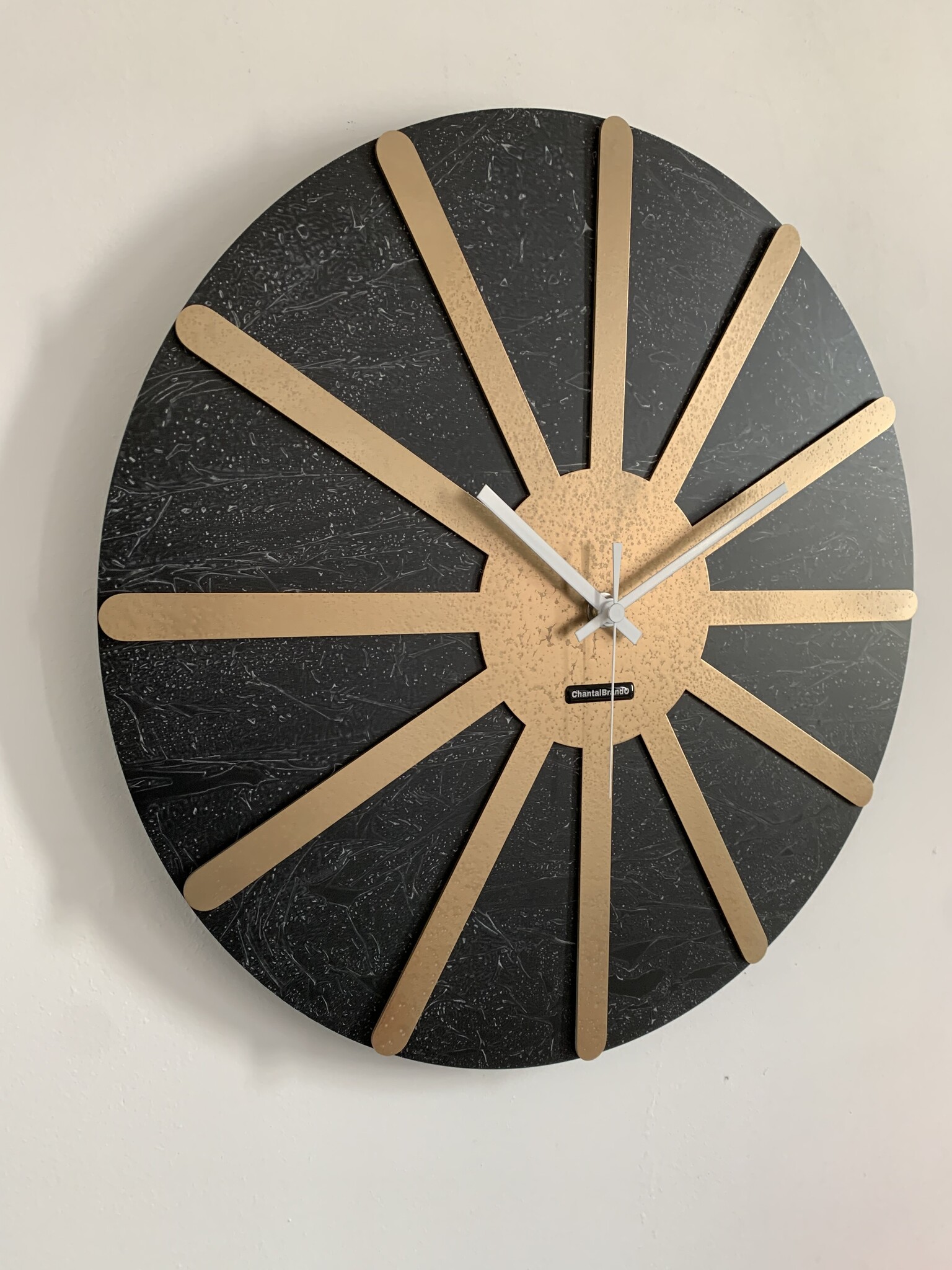 MOSA CLOCK Wandklok GOLDEN STAR XL Modern Industrieel Design