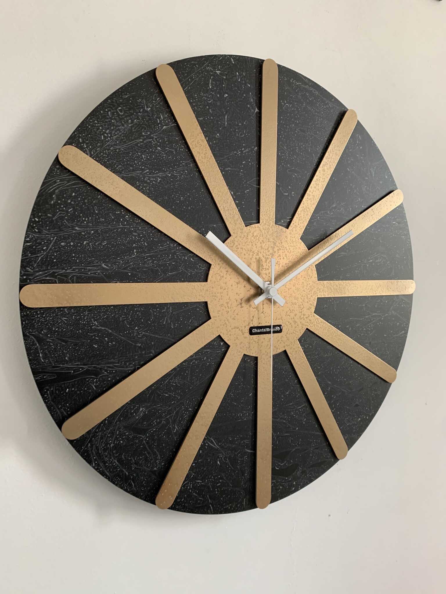 MOSA CLOCK Wandklok GOLDEN STAR XL Modern Industrieel Design