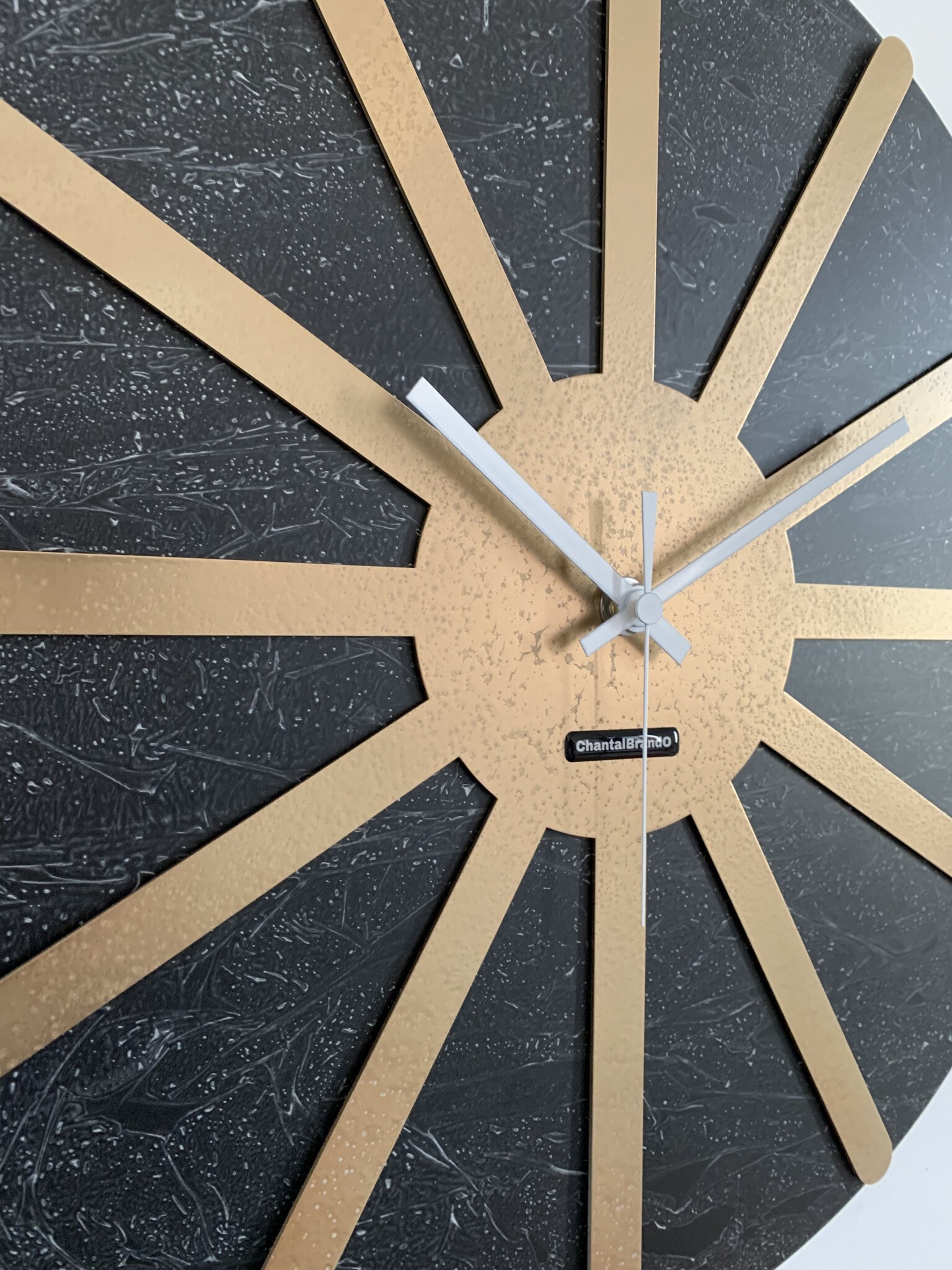 MOSA CLOCK Wandklok GOLDEN STAR XL Modern Industrieel Design