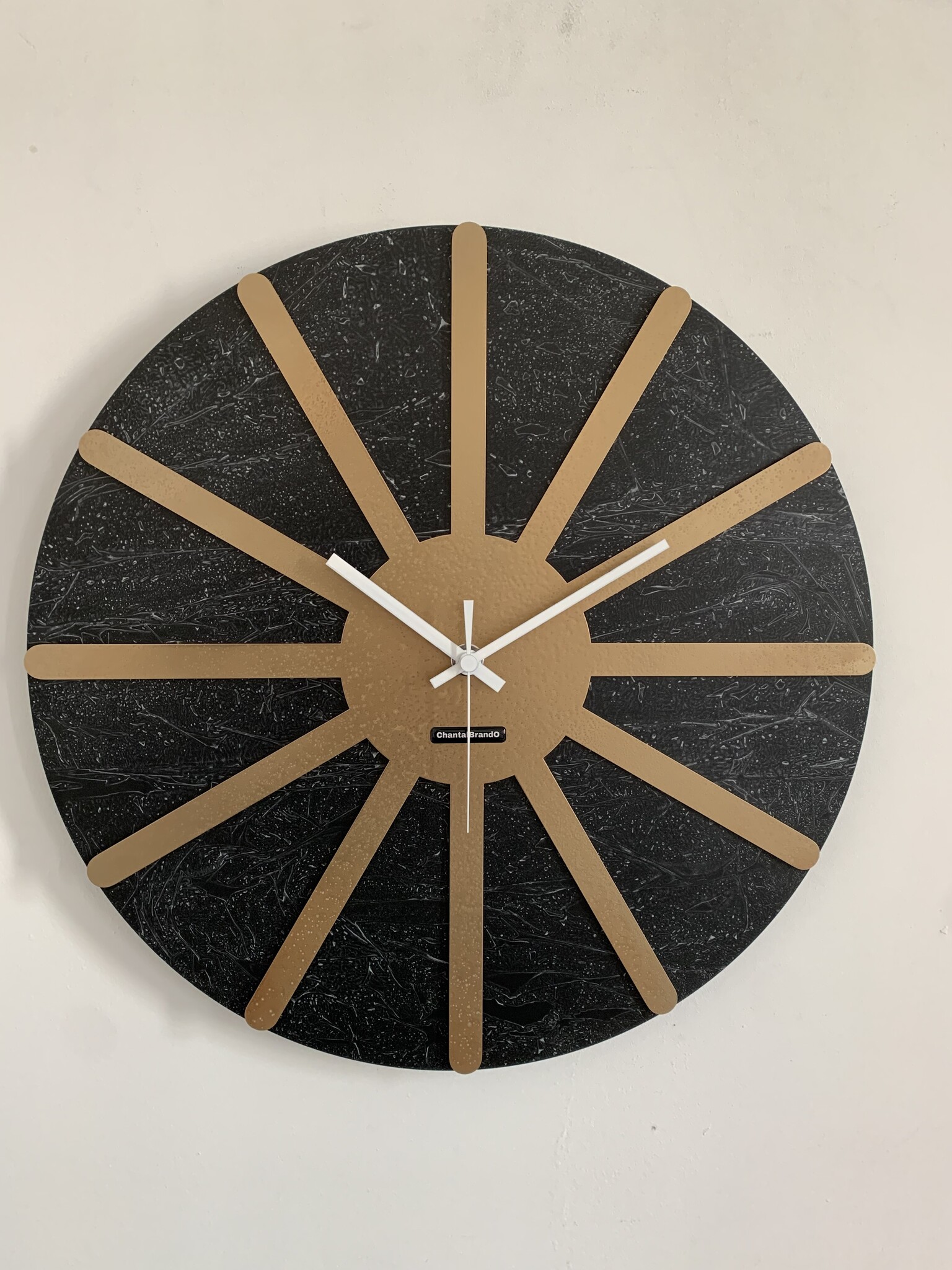 MOSA CLOCK Wandklok GOLDEN STAR XL Modern Industrieel Design