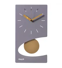 Wandklok met slinger MODERN DESIGN