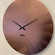 MOSACLOCK COPPER LABEL 50 Wandklok Modern Industrieel Design in koper kleur