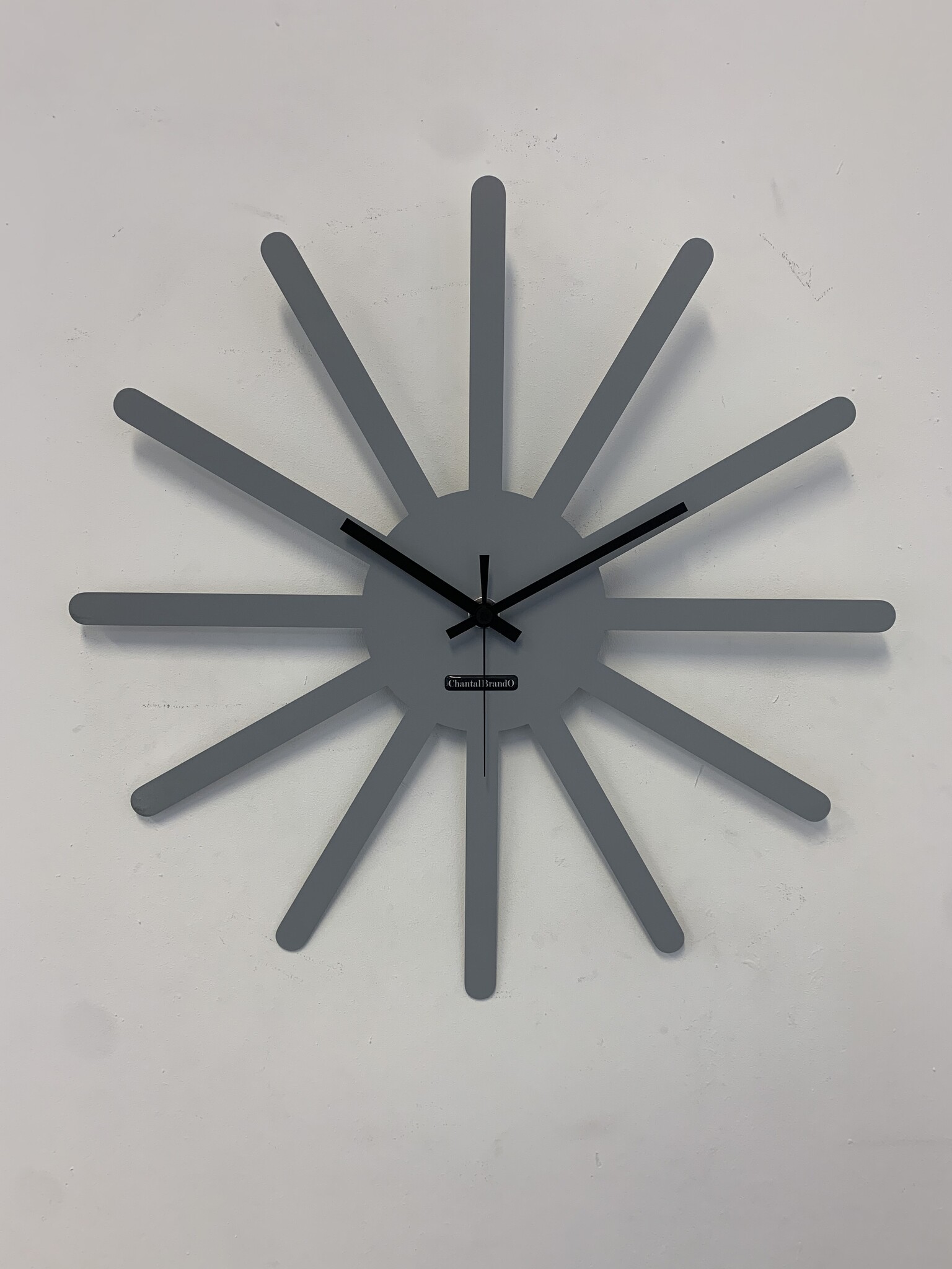 MOSACLOCK * ETOILE GRIS ** Wandklok Modern Industrieel Design **