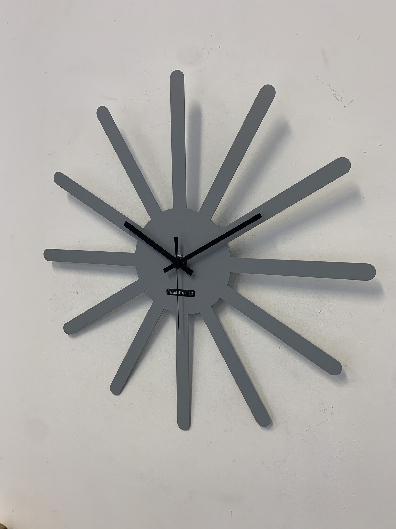 MOSACLOCK * ETOILE GRIS ** Wandklok Modern Industrieel Design **