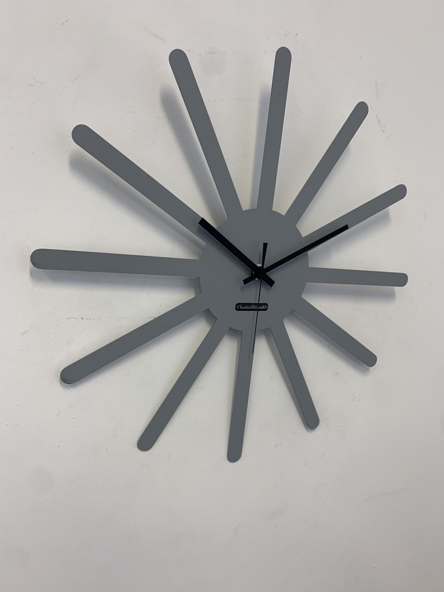 MOSACLOCK * ETOILE GRIS ** Wandklok Modern Industrieel Design **