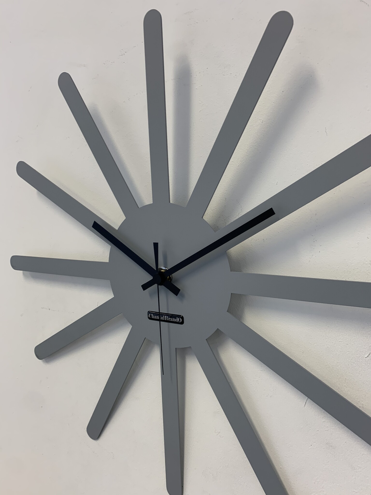 MOSACLOCK * ETOILE GRIS ** Wandklok Modern Industrieel Design **