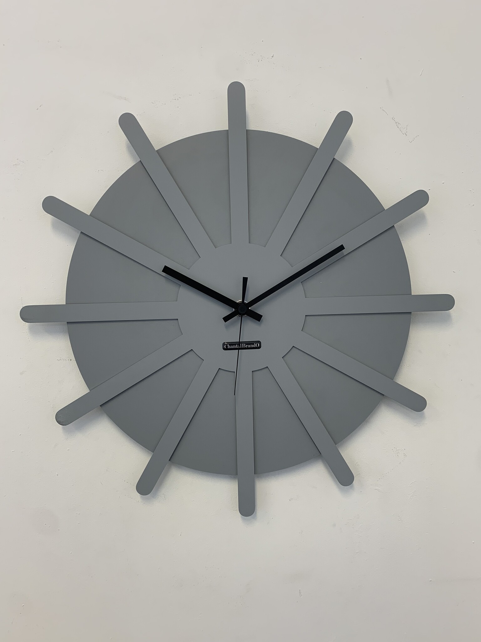 MOSACLOCK * ETOILE GRIS ** Wandklok Modern Industrieel Design **