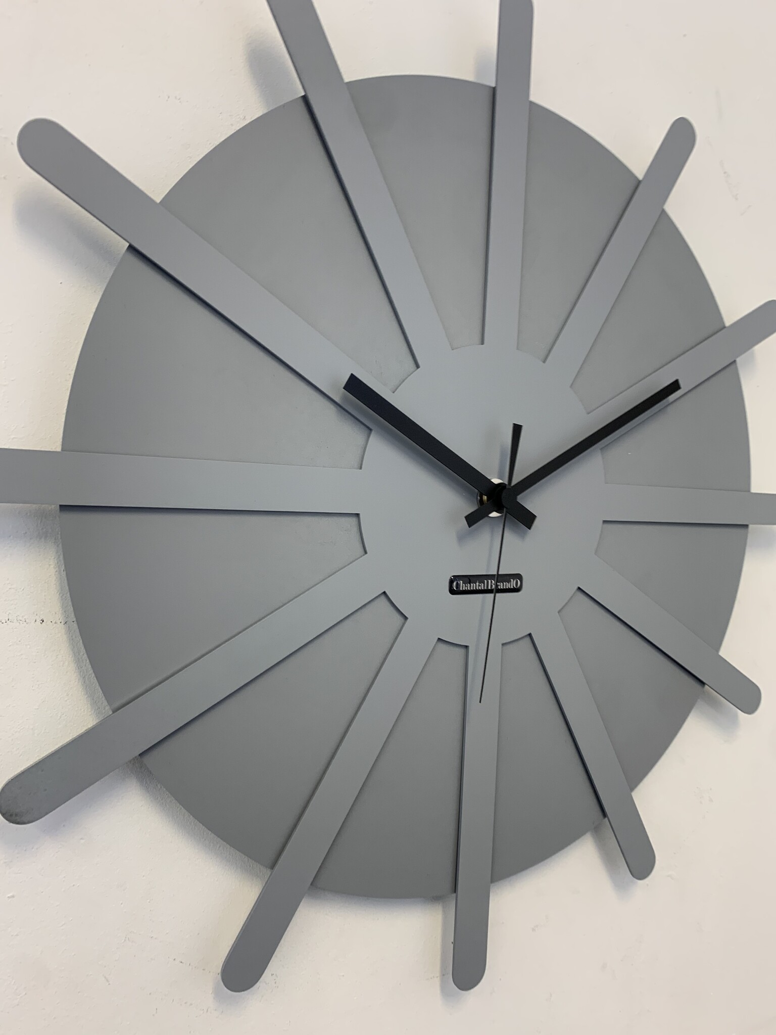 MOSACLOCK * ETOILE GRIS ** Wandklok Modern Industrieel Design **