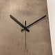 MOSACLOCK SIROCCO XL Wandklok Modern Industrieel Design in de kleur bruin / beige