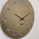 MOSACLOCK GOLD LABEL XL 50 Wandklok Modern Industrieel Design Goud