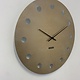 MOSACLOCK GOLD LABEL XL 50 Wandklok Modern Industrieel Design Goud
