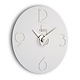 Incantesimo Collectie Italiaanse Design Wandklok WIT 40CM