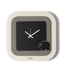 Wandklok modern design ELEFANT