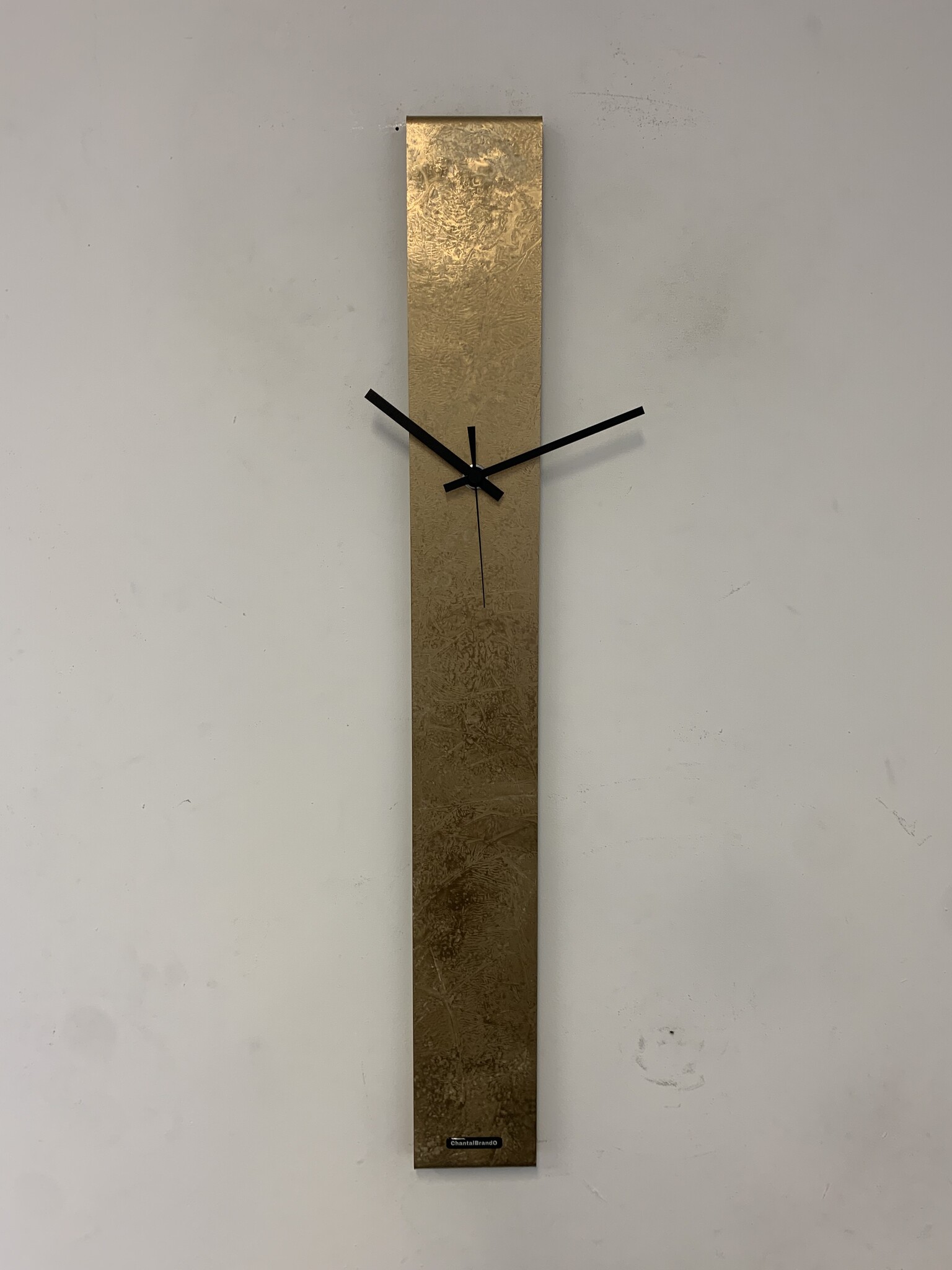 Wandklok SUMMIT GOLD MODERN DESIGN