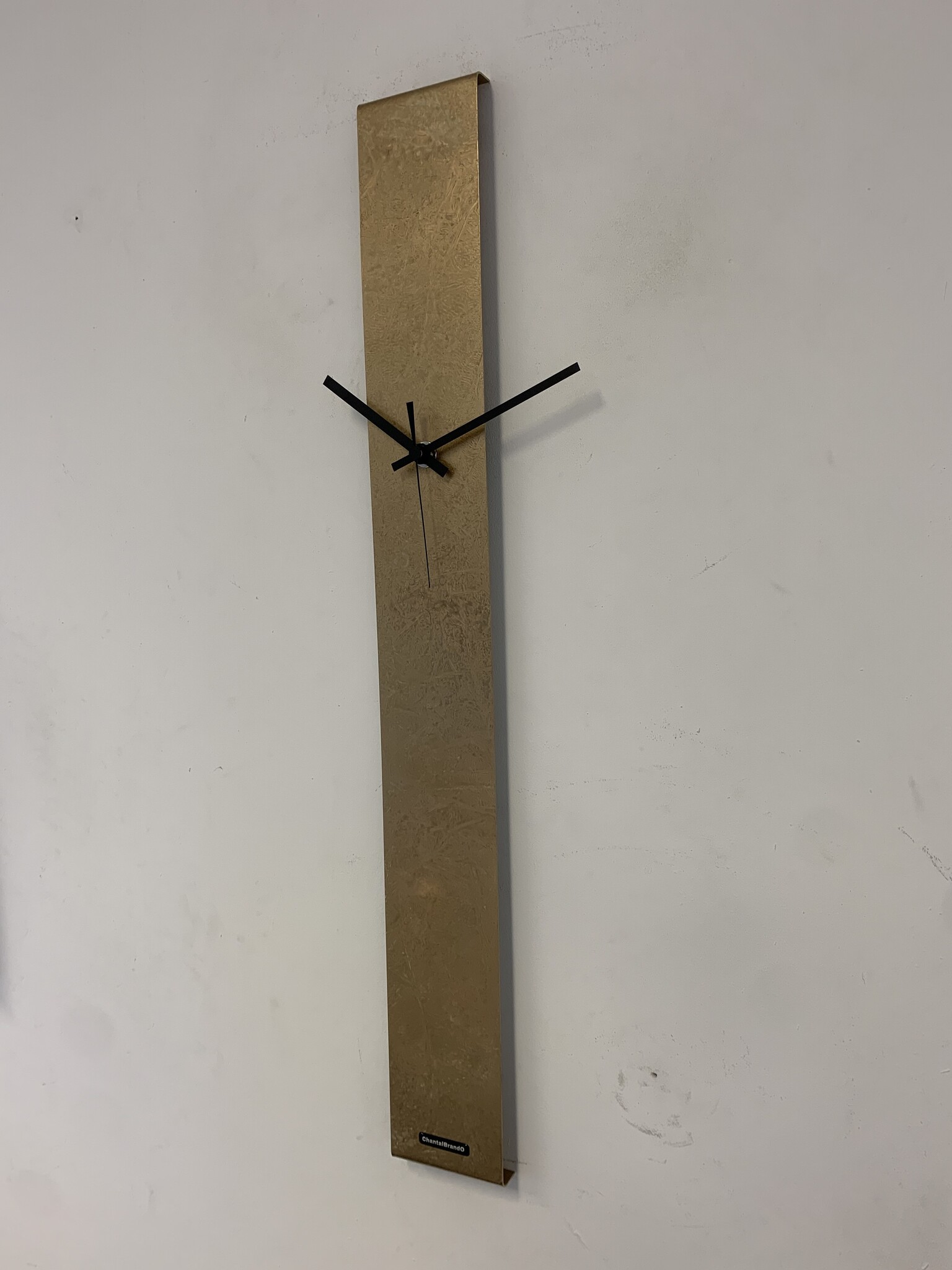 Wandklok SUMMIT GOLD MODERN DESIGN