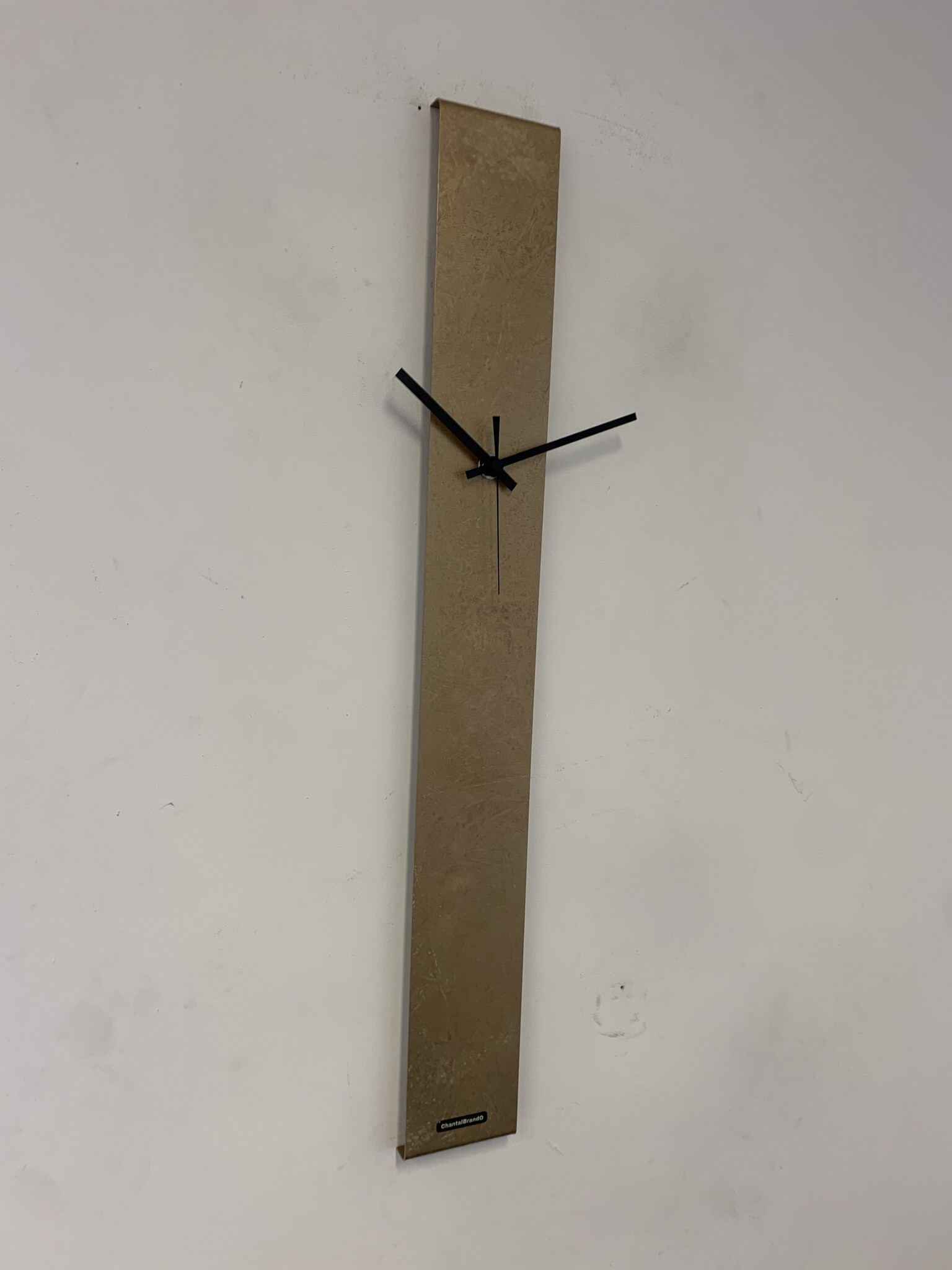 Wandklok SUMMIT GOLD MODERN DESIGN