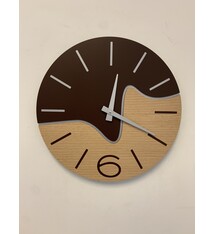 CD Italian Design Wandklok Olivier Choco