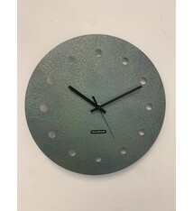 MOSACLOCK GREEN LABEL XL 40 Wandklok Modern Industrieel Design GROEN