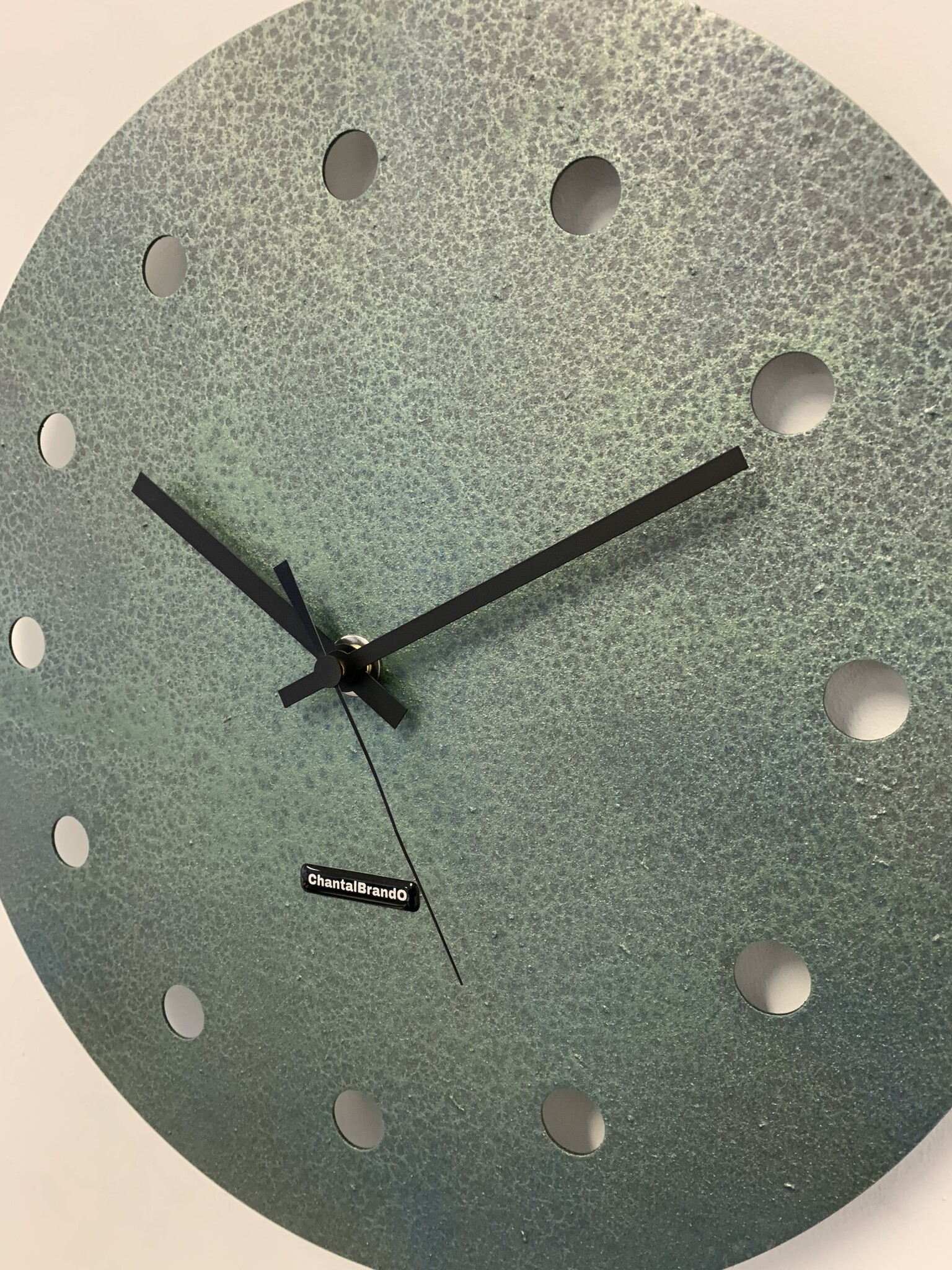 MOSACLOCK GREEN LABEL XL 40 Wandklok Modern Industrieel Design GROEN