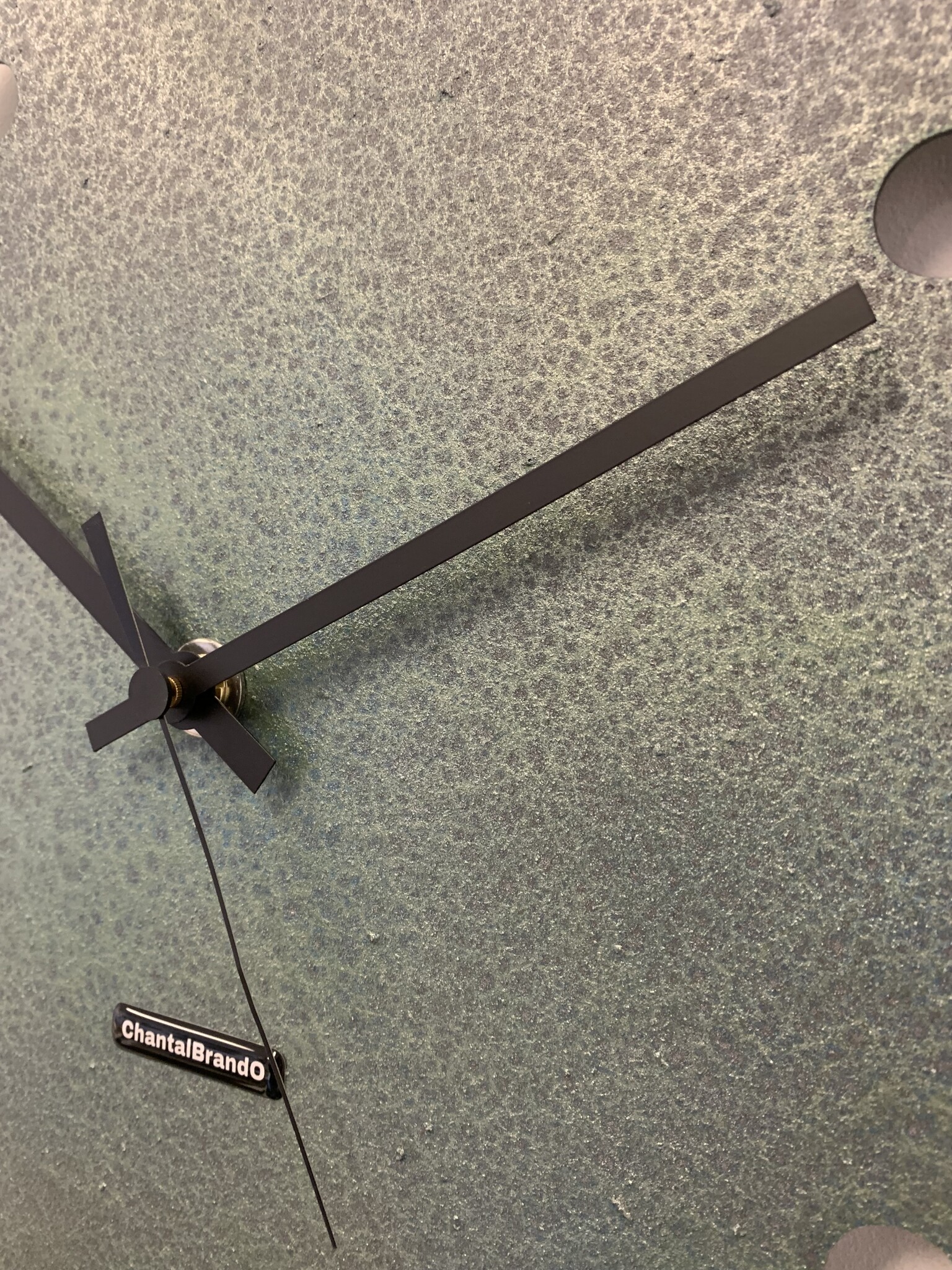 MOSACLOCK GREEN LABEL XL 40 Wandklok Modern Industrieel Design GROEN