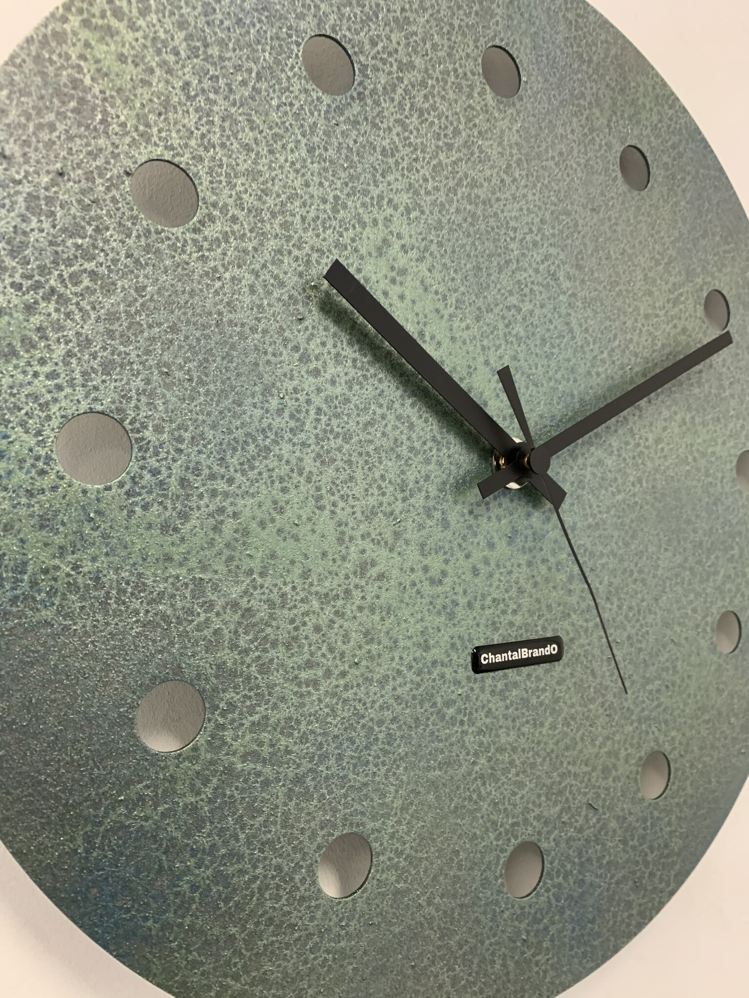 MOSACLOCK GREEN LABEL XL 40 Wandklok Modern Industrieel Design GROEN