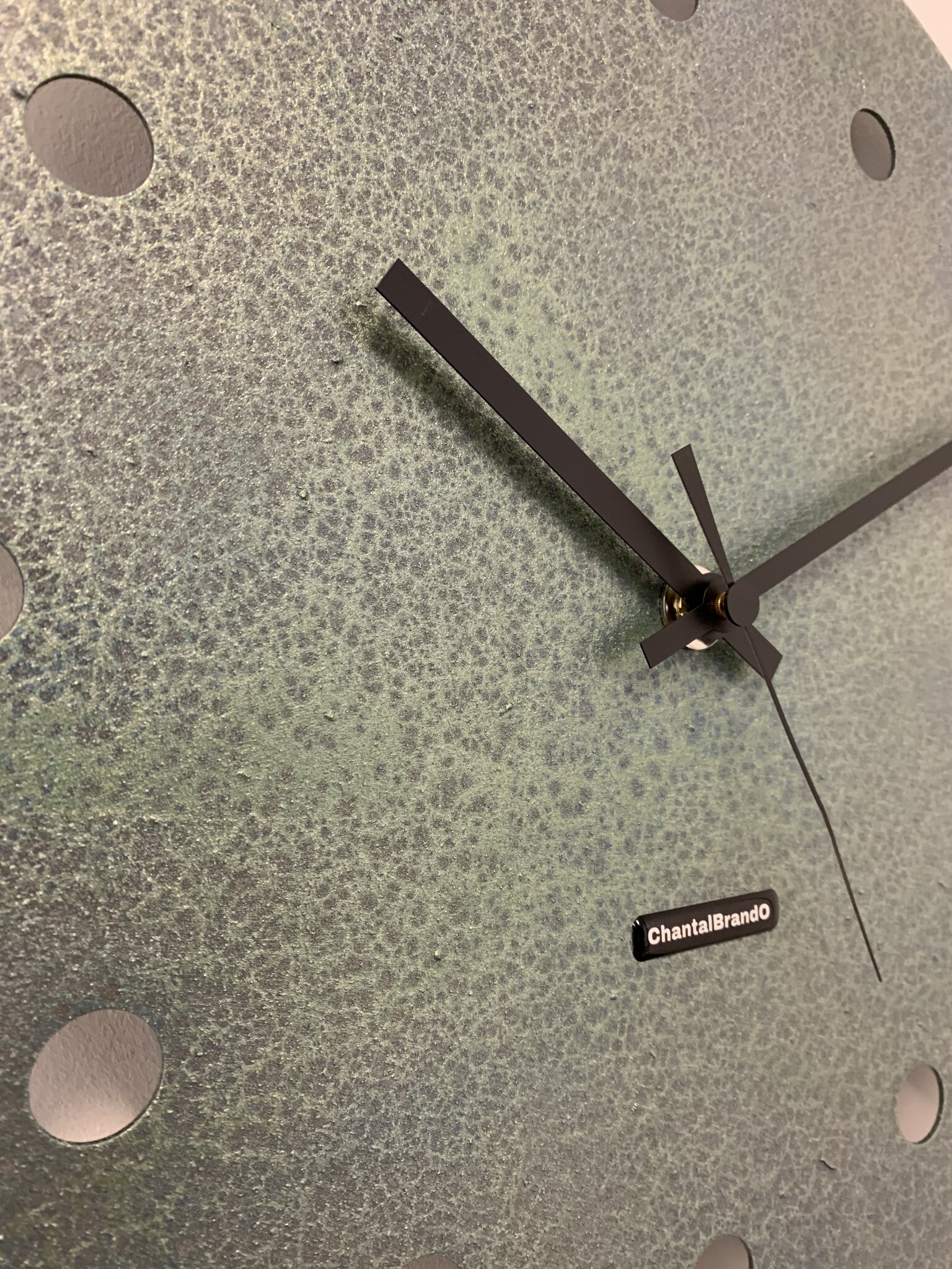 MOSACLOCK GREEN LABEL XL 40 Wandklok Modern Industrieel Design GROEN