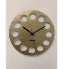 MOSACLOCK GOLD LABEL 40 LABEL Wandklok Modern Industrieel Design GOUD