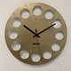 MOSACLOCK GOLD LABEL 40 LABEL Wandklok Modern Industrieel Design GOUD