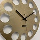 MOSACLOCK GOLD LABEL 40 LABEL Wandklok Modern Industrieel Design GOUD