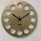 MOSACLOCK GOLD LABEL 40 LABEL Wandklok Modern Industrieel Design GOUD